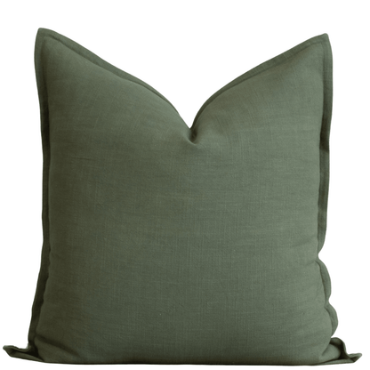 Gávea Solid Color Pillow Cover | Olive Green
