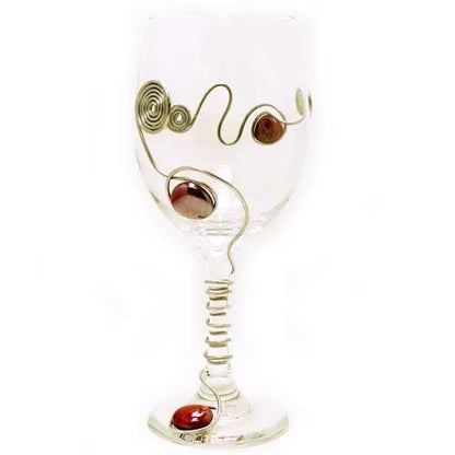 SALE | Embellished Wine Glass
