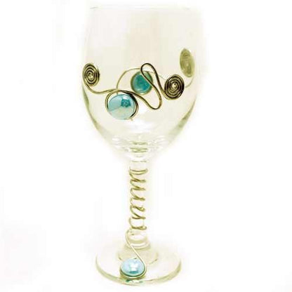 SALE | Embellished Wine Glass