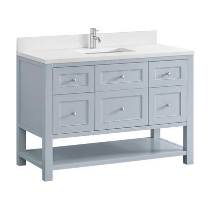 James Martin Breckenridge 48" Single Bathroom Vanity, Serenity Blue