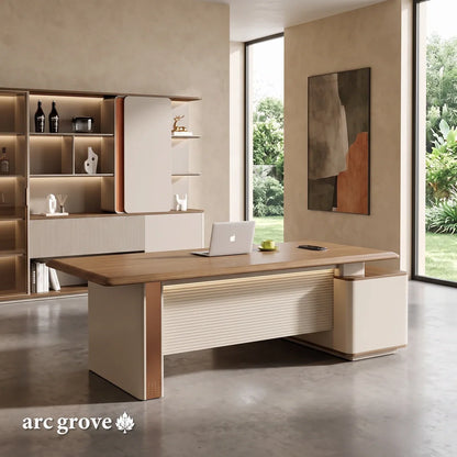 Oxley · Modern L-Shaped Executive Desk
