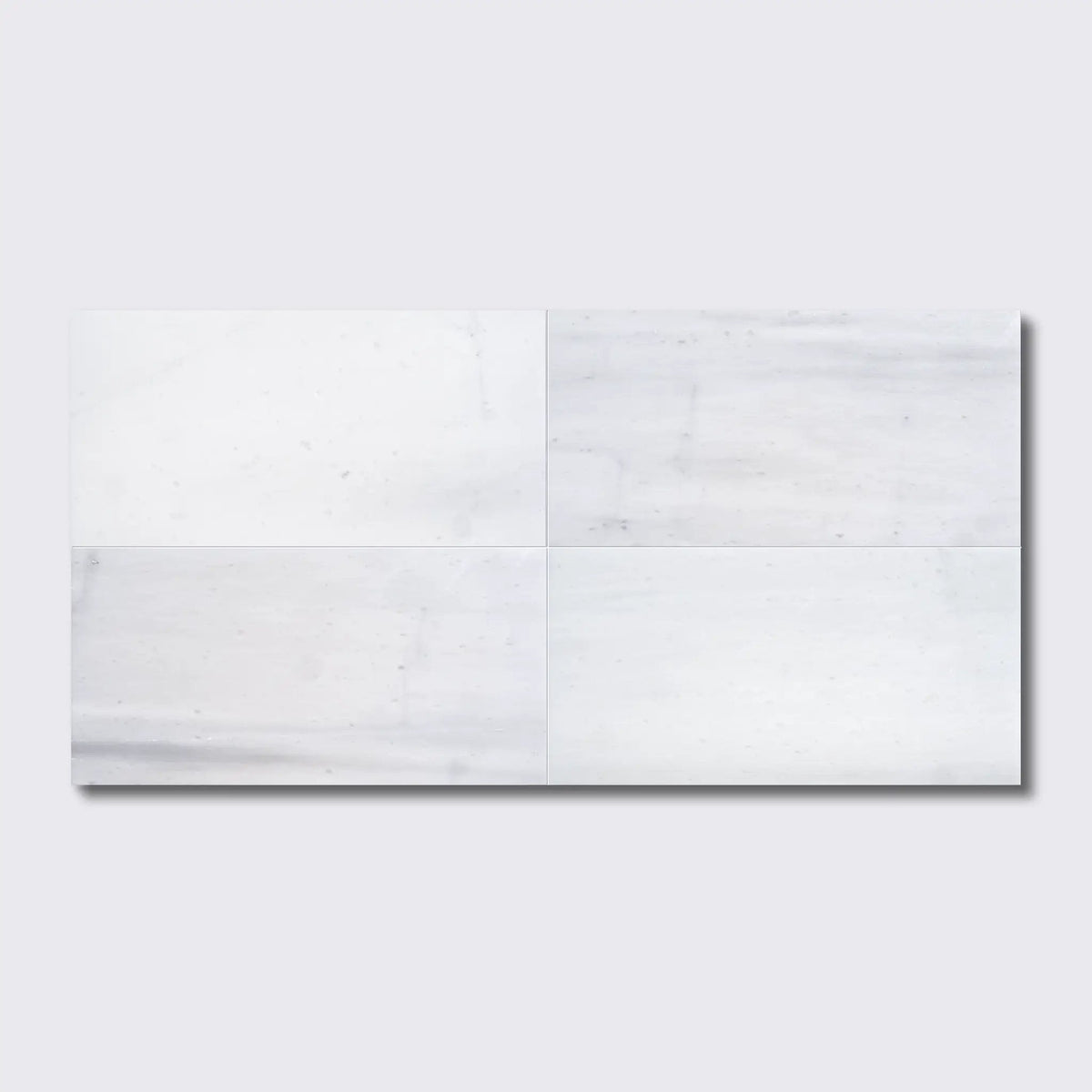 Opium White Honed Marble Tiles 12x24