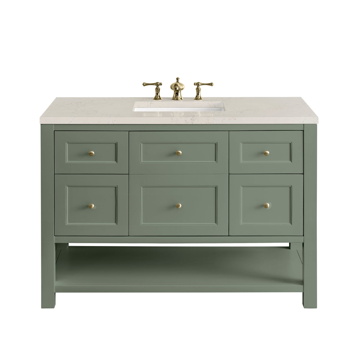 James Martin Breckenridge 48" Single Bathroom Vanity, Smokey Celadon