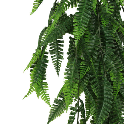 Fern Garland Artificial Hanging Bush 7.1×30in – NFPA701 Fire Rated – UV Resistant