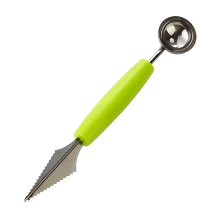Orange stainless steel mini ball digger kitchen tool