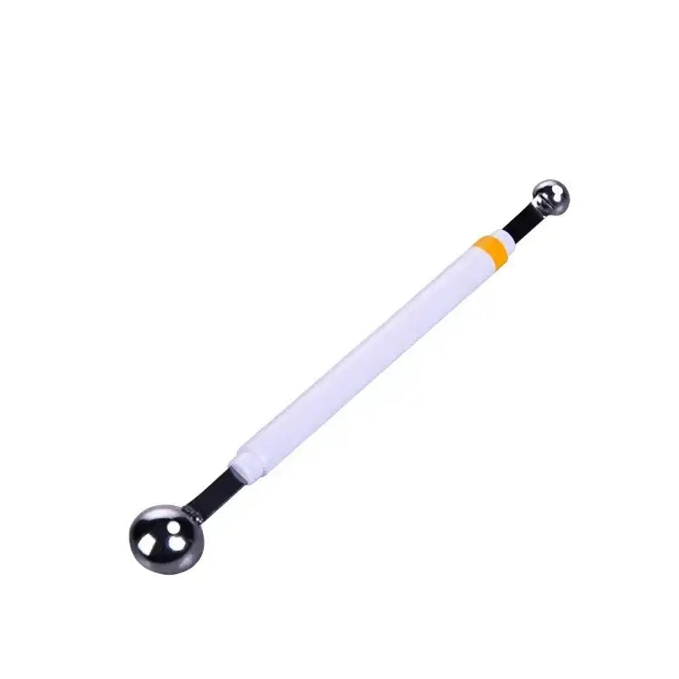 Orange stainless steel mini ball digger kitchen tool