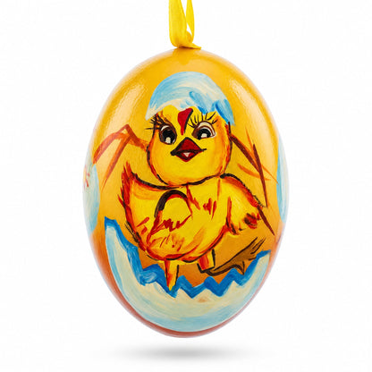 Hatchling Chick Wooden Ornament