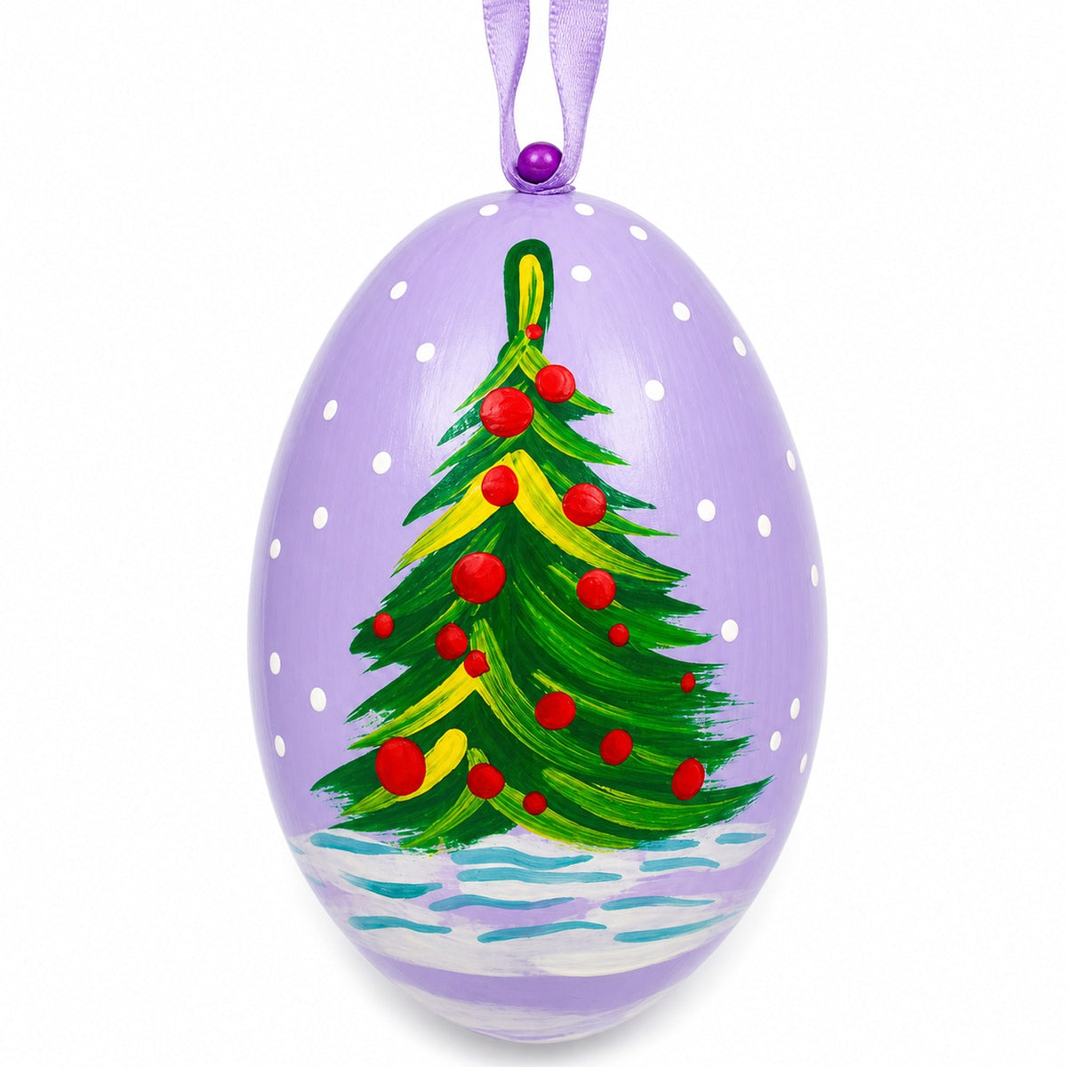Angel on Cloud with Gift Wooden Christmas Ornament 3 Inches