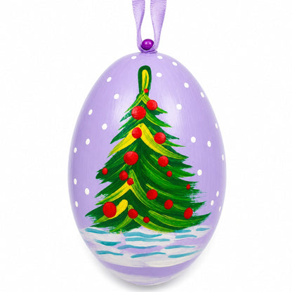 Angel on Cloud with Gift Wooden Christmas Ornament 3 Inches