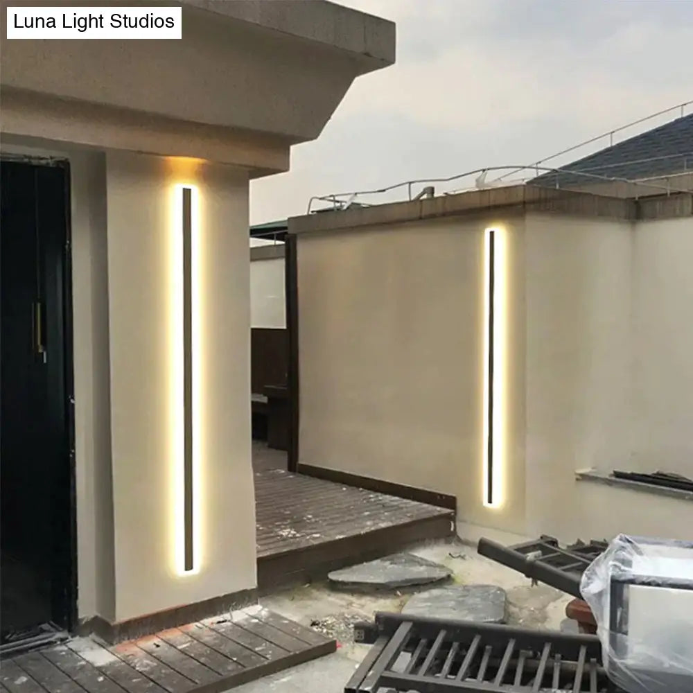 DecorBites™ Outdoor Aluminium Waterdichte Wall Mounted Lamp Moderne IP65 Led Wall Verlichting Tuin Veranda Blaker Licht 110V 220V Blaker armatuur