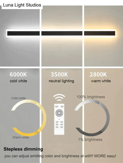 DecorBites™ Outdoor Aluminium Waterdichte Wall Mounted Lamp Moderne IP65 Led Wall Verlichting Tuin Veranda Blaker Licht 110V 220V Blaker armatuur