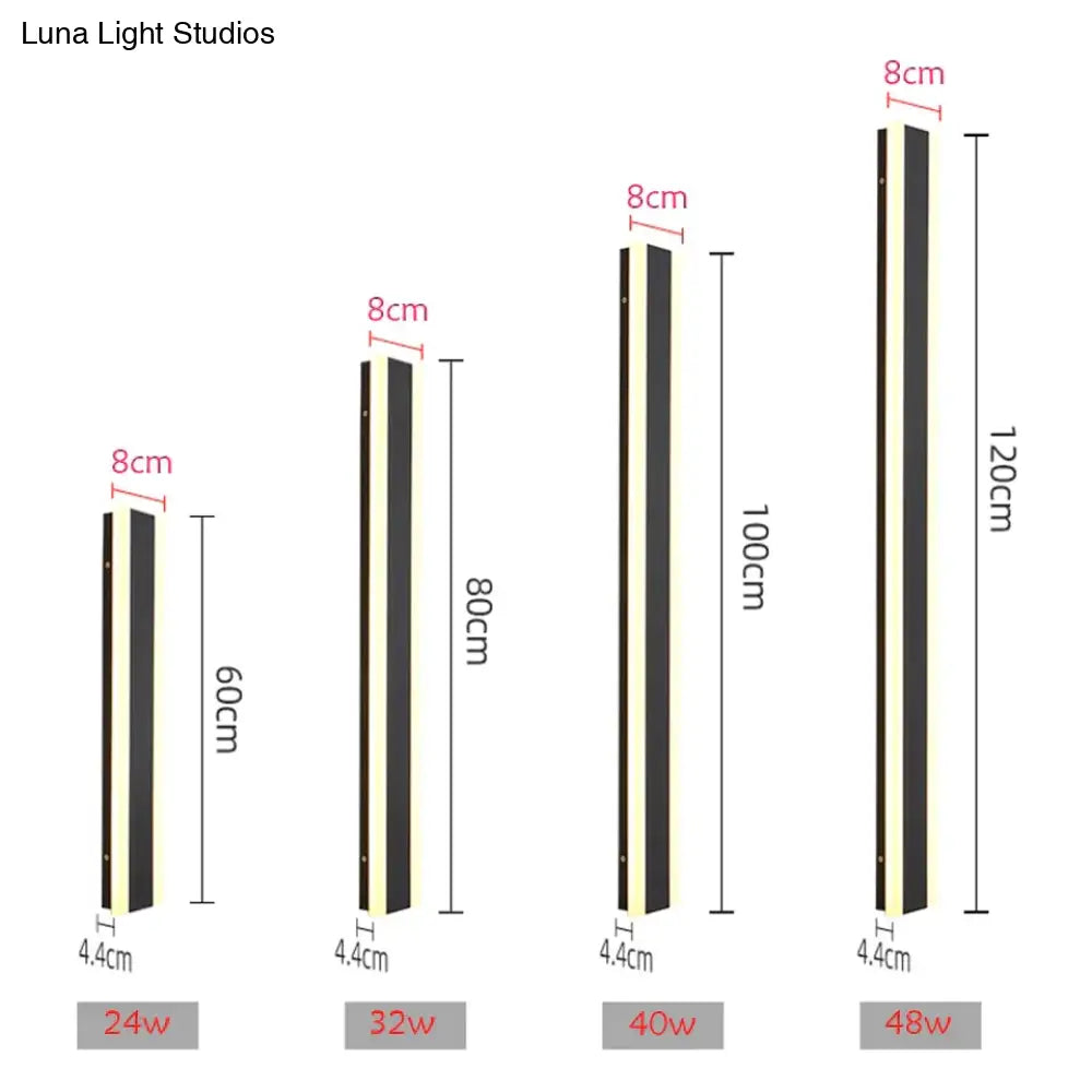 DecorBites™ Outdoor Aluminium Waterdichte Wall Mounted Lamp Moderne IP65 Led Wall Verlichting Tuin Veranda Blaker Licht 110V 220V Blaker armatuur