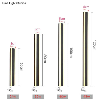 DecorBites™ Outdoor Aluminium Waterdichte Wall Mounted Lamp Moderne IP65 Led Wall Verlichting Tuin Veranda Blaker Licht 110V 220V Blaker armatuur