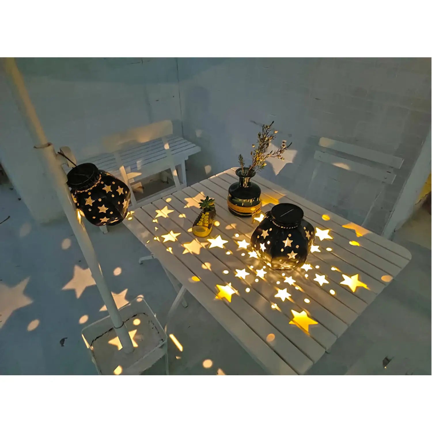 Outdoor LED Solar Night Light for Courtyard