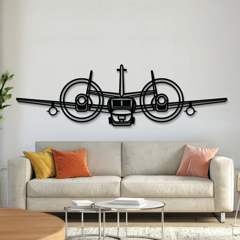 OV-1 Mohawk Front Metal Aircraft Wall Art - NCP0590, front view