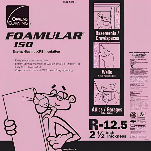 Owens Corning FOAMULAR 150 XPS 4ft x 8ft Insulation Board - All Sizes