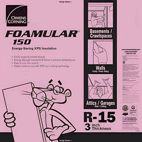 Owens Corning FOAMULAR 150 XPS 4ft x 8ft Insulation Board - All Sizes