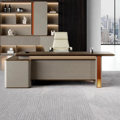Oxley · Modern L-Shaped Executive Desk