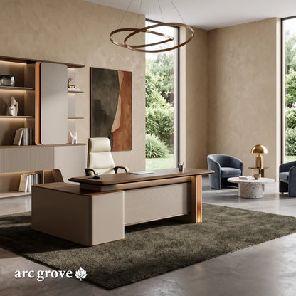 Oxley · Modern L-Shaped Executive Desk
