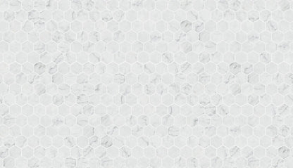 Charme Evo Michelangelo Extra White Mosaic D Marble Look Porcelain Mosaics 12x10