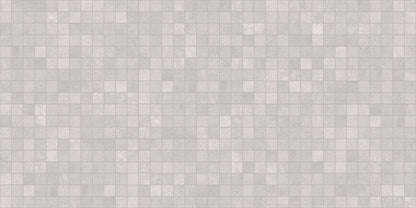 Made.in Passion Silver Mosaic A Concrete Look Porcelain Mosaics 12x12