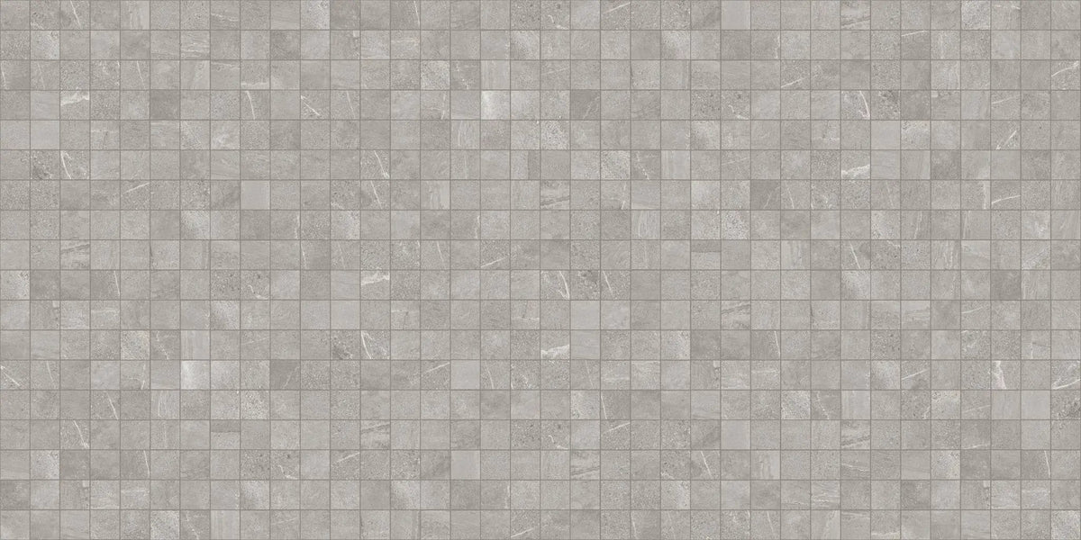 Journey Modern Grey Mosaic A Stone Look Porcelain Mosaics 12x12