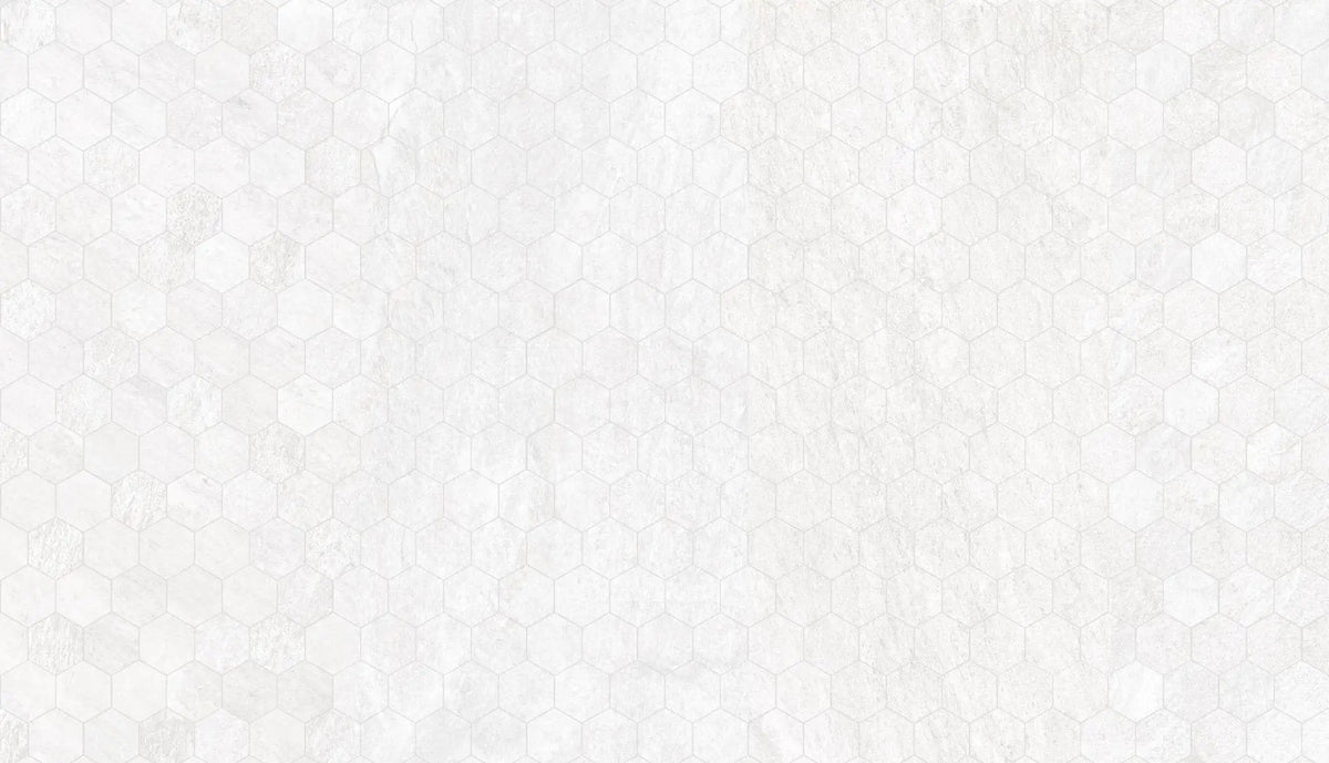 Explore Arctic White Mosaic D Quartz Look Porcelain Mosaics 12x10