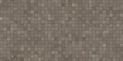 Attitude Calm Brown Mosaic A Concrete Look Porcelain Mosaics 12x12