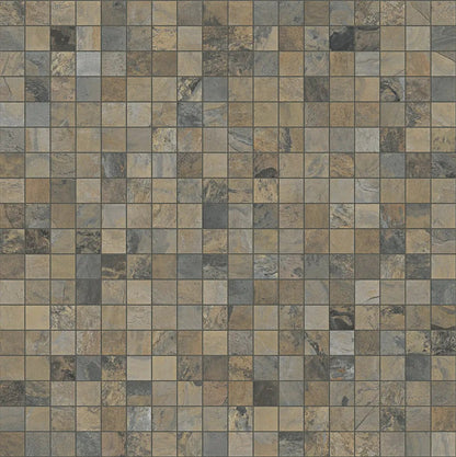 Essence Rustic Gold Mosaic A Slate Look Porcelain Tiles 12x12