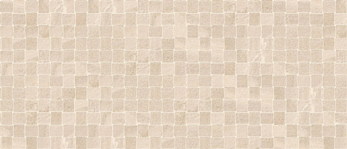 Milestone East Beige Mosaic B Stone Look Porcelain Mosaics 12x12