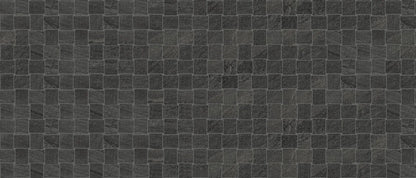 Milestone West Black Mosaic B Stone Look Porcelain Mosaics 12x12