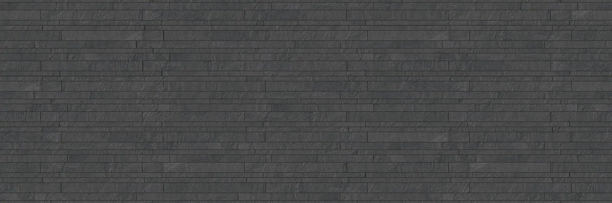 Trek Anthracite Wall B Slate Look Porcelain Mosaics 12x24