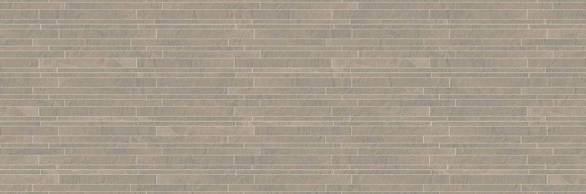 Trek Sand Wall B Slate Look Porcelain Mosaics 12x24