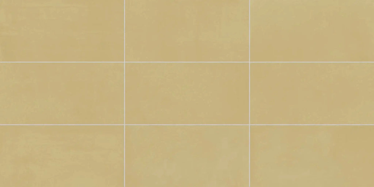 Vision Color Golden Yellow Anti-Slip Resin Look Porcelain Tiles 3x12