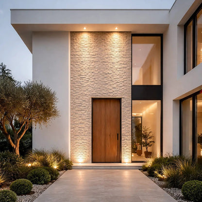 Paris Rock Face 1x2 Limestone Mosaics 12 5/8x12 5/8