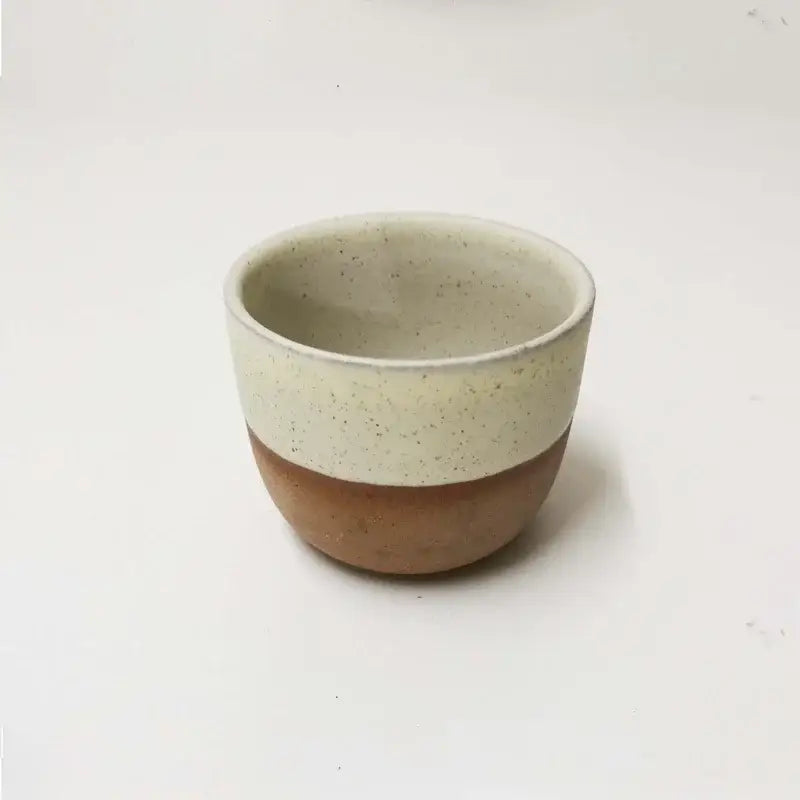 Pastel and terracotta ceramic tea cup set dining room kitchen cups