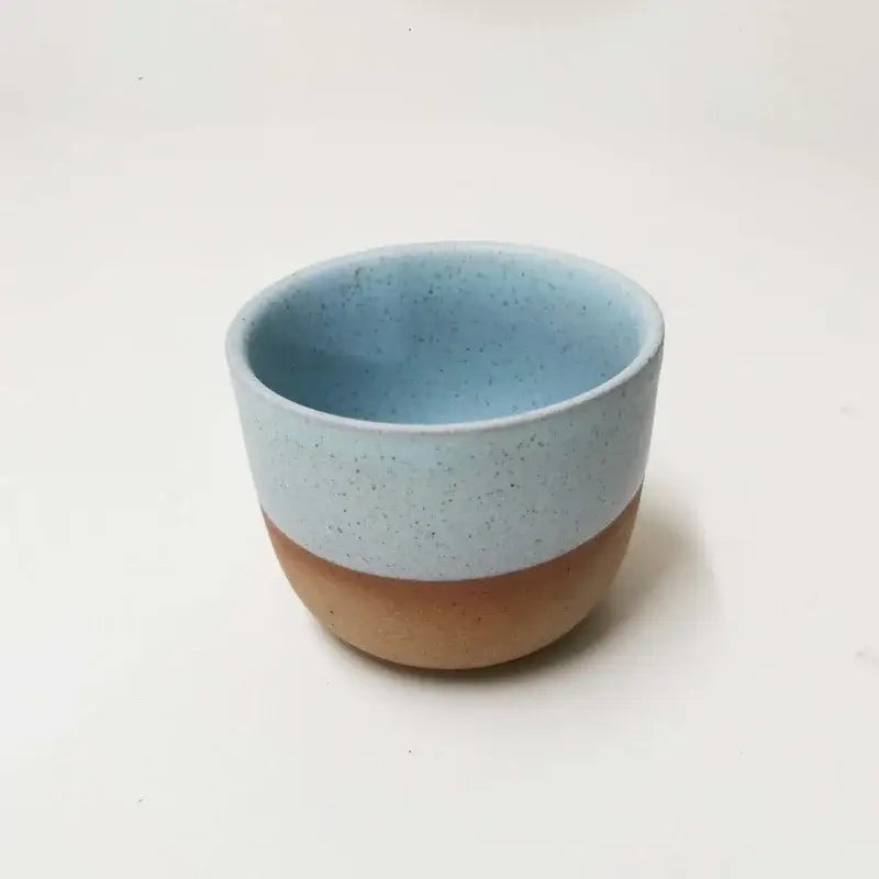 Pastel and terracotta ceramic tea cup set dining room kitchen cups