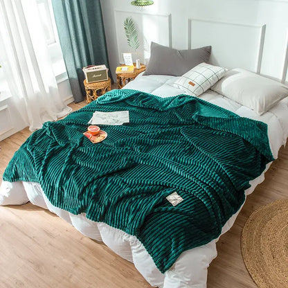 Pastel corduroy cozy hug blanket bedroom soft sweatshirt throw