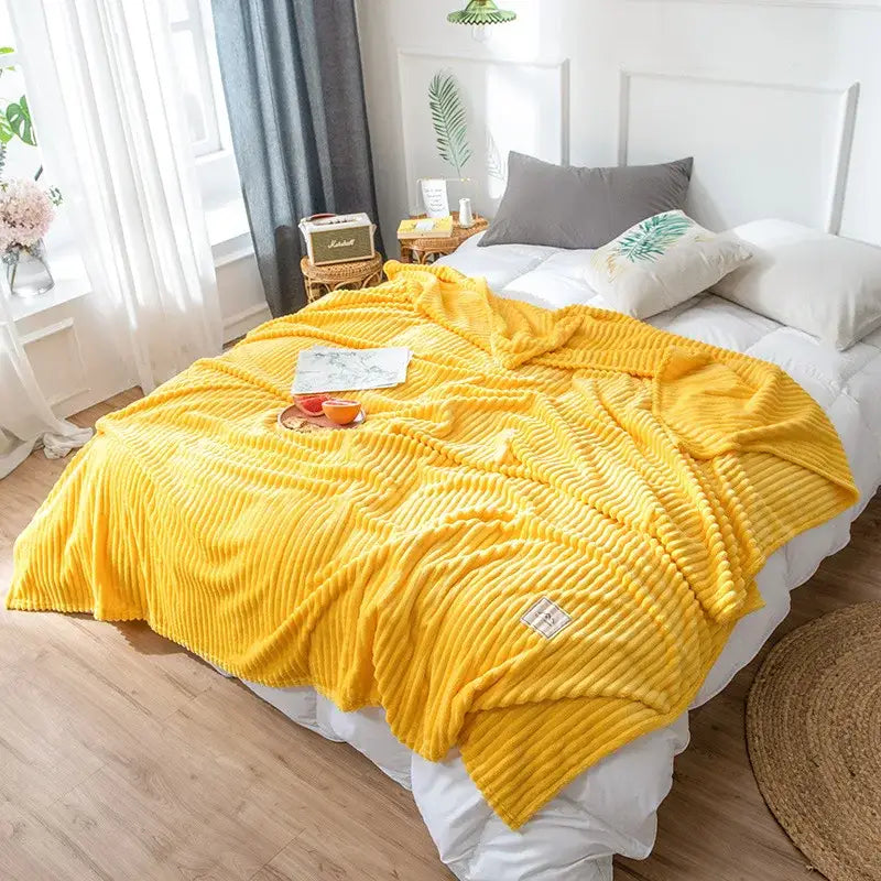 Pastel corduroy cozy hug blanket bedroom soft sweatshirt throw