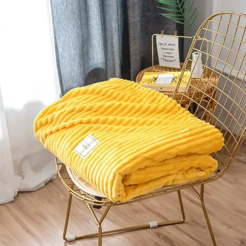 Pastel corduroy cozy hug blanket bedroom soft sweatshirt throw
