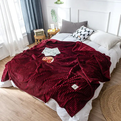 Pastel corduroy cozy hug blanket bedroom soft sweatshirt throw