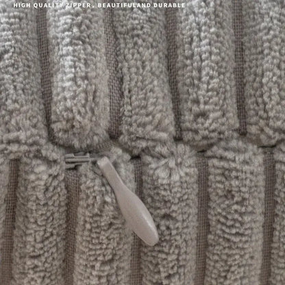 Pastel corduroy striped body pillow bedroom lumbar support