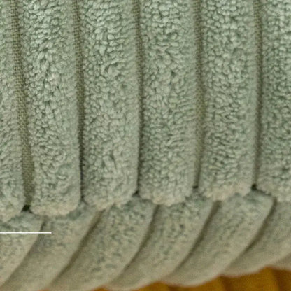 Pastel corduroy striped body pillow bedroom lumbar support