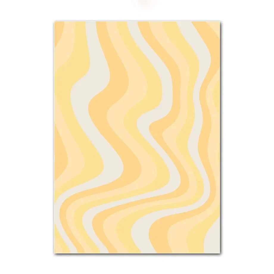 DecorBites™ Pastel Danish Flower Wall Art Print
