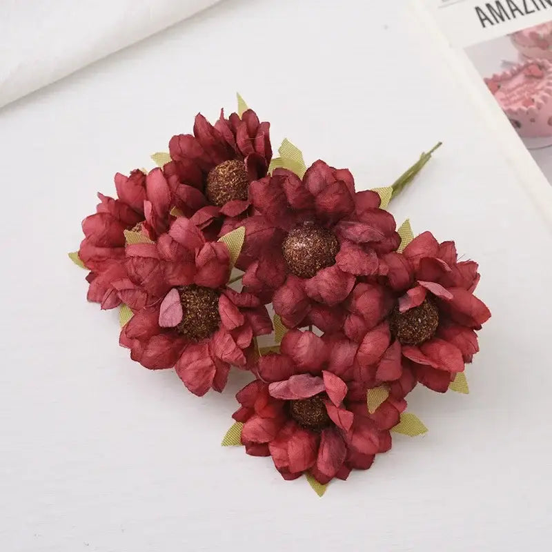 Pastel daisy sunflower bouquet for wedding room decor