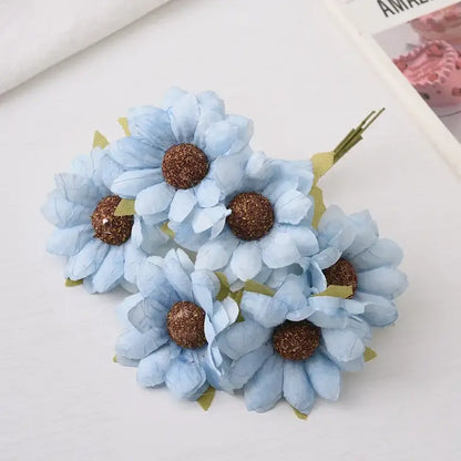 Pastel daisy sunflower bouquet for wedding room decor