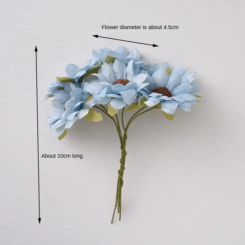 Pastel daisy sunflower bouquet for wedding room decor