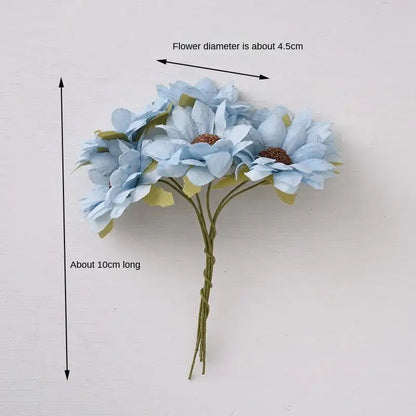Pastel daisy sunflower bouquet for wedding room decor