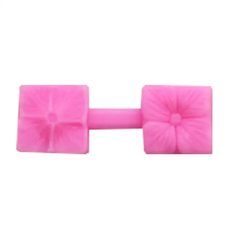 Pastel five petals flower silicone mold kitchen baking tool