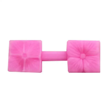 Pastel five petals flower silicone mold kitchen baking tool